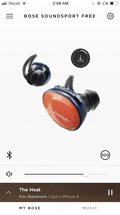 Bose wirelees Headphones