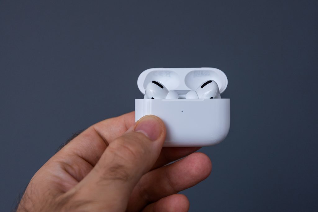The new AirPods (3rd generation).